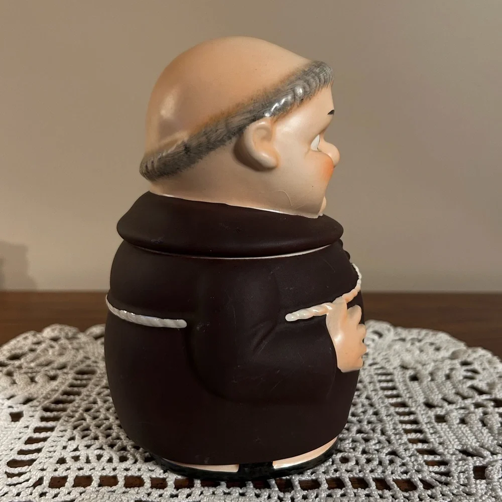 Goebel Hummel Friar Tuck Monk Humidor Tobacco Jar RX 106/I 1957 West Germany - Picture 6 of 12